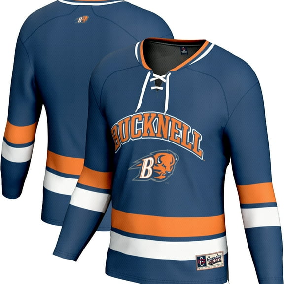 Men's GameDay Greats Blue Bucknell Bison Spirit Hockey Jersey