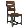 thumbnail image 2 of Lexicon Holverson Wood Dining Room Side Chairs in Rustic Brown (Set of 2), 2 of 5