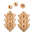 thumbnail image 2 of Piezas de tablero de actividades, accesorios, juguetes sensoriales de madera, juguetes sensoriales de madera para el desarrollo Transporte, 2 of 9