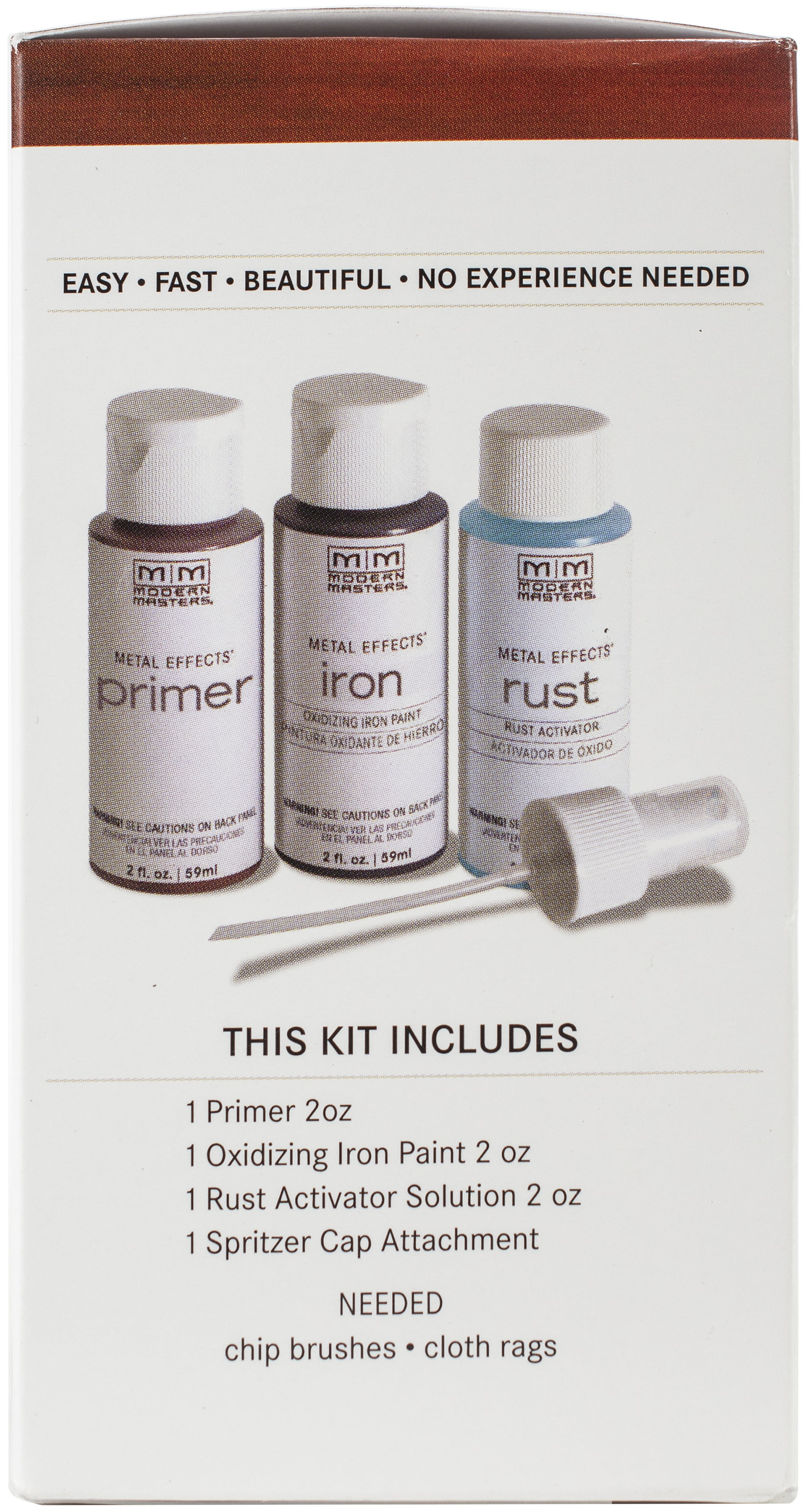 Testors Metal Effects Oxidizing Finish Kit-Rust, 2.75x5.25 in