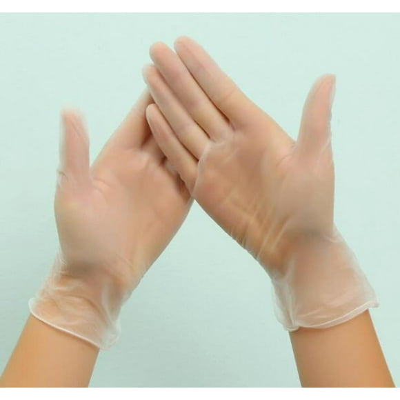 200 pieces box (translucent) disposable gloves, nitrile gloves, powder-free, without latex, latex-free, disposible gloves, L