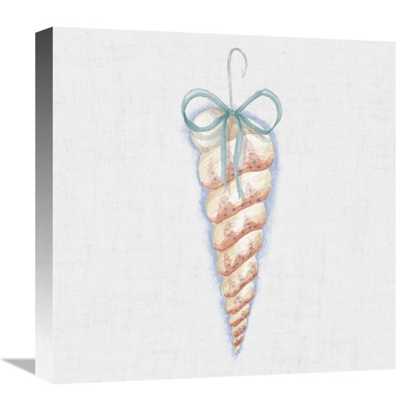 Global Gallery's 'Christmas on the Coast V' by Elyse DeNeige Stretched Canvas Wall Art