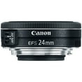 thumbnail image 2 of Canon EF-S Portable f/2.8 STM 24mm Camera Len, Black, 2 of 5
