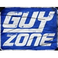 thumbnail image 2 of Grey, Jace 32x25 Black Ornate Wood Framed with Double Matting Museum Art Print Titled - Guy Zone Sign, 2 of 4