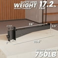 thumbnail image 3 of Synergee Safety Arms for 2x3 Power and Squat Racks, Fits Racks with 5/8" Holes. Rack-Mounted Safety Arm Attachment for Spotting, Bench Press, and Squats., 3 of 6