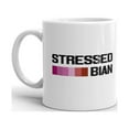 thumbnail image 2 of Stressed Bian Work Coffee Tea Ceramic Cup Office Work Mug 15 Oz, 2 of 3