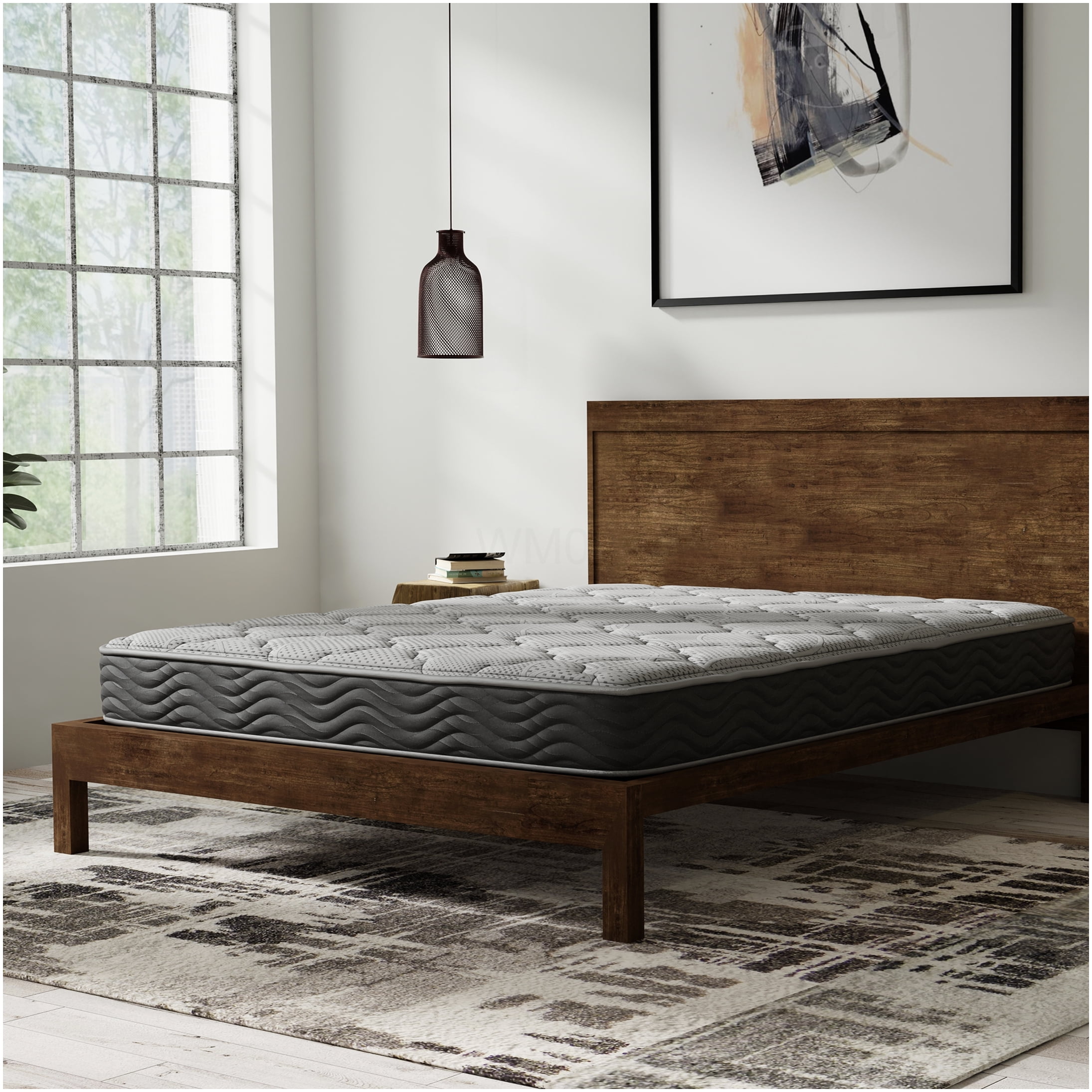 8 Inch Firm Full Size Hybrid Mattress, CertiPUR-US Certified, Cooling Gel Memory Foam, Motion Isolation, Edge Support, Breathable Cover