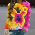 thumbnail image 2 of Fashion Women Easter Printed Round Neck Long Sleeve T-Shirt Printing Sweatshirt Blouse Tops, 2 of 5