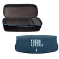 thumbnail image 1 of ¡Paquete de altavoz Bluetooth inalámbrico portátil resistente al agua JBL Charge 5 con divvi! Estuche rígido protector - Azul, 1 of 5