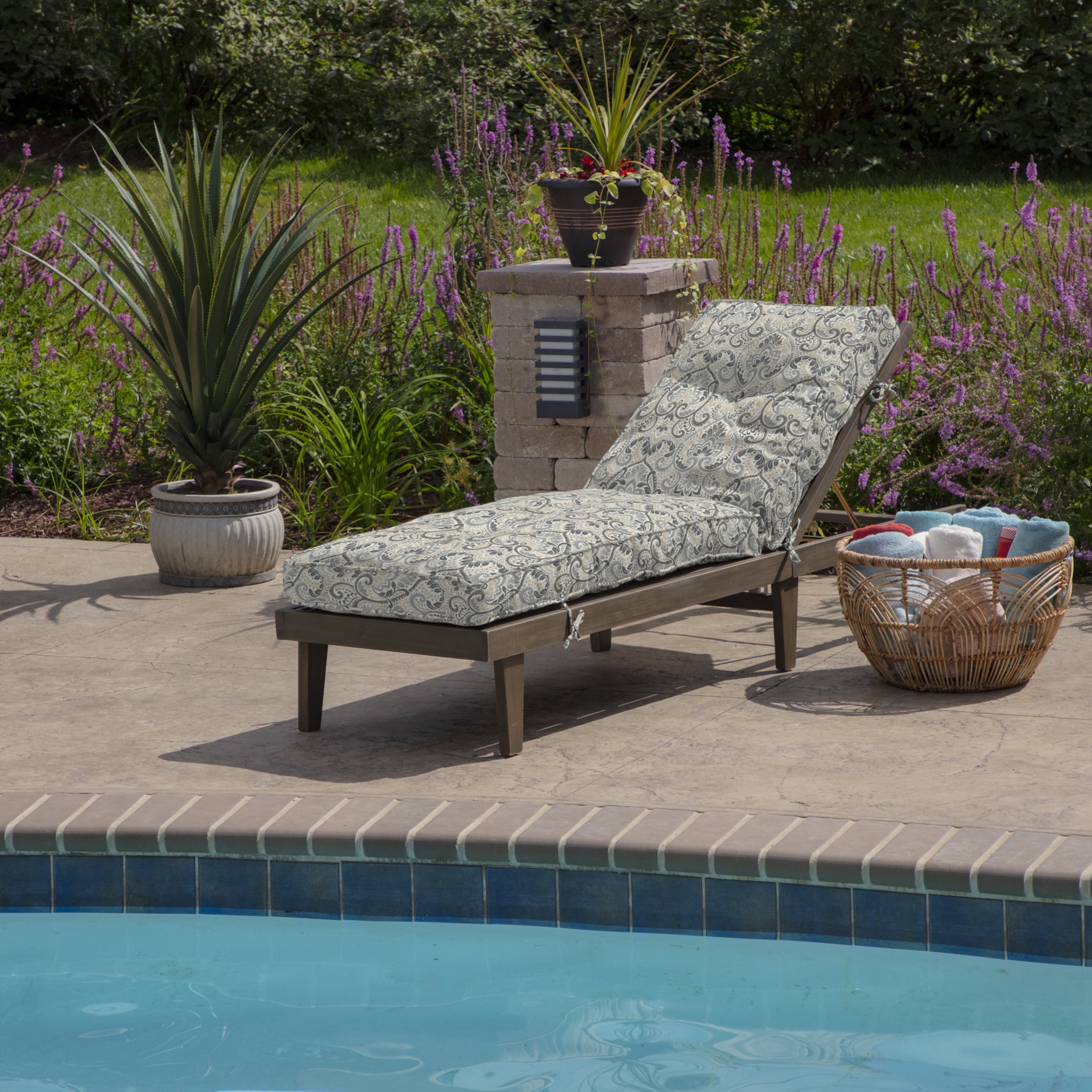76 inch 2024 chaise lounge cushions