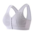 thumbnail image 2 of Lixiuxyad Women's Thin Seamless Vest Soft Support Plus Chest Small Half Fixed Cup Breathable Bra,Bras for Women Purple 90B, 2 of 3