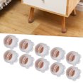 thumbnail image 4 of Protector De Pata De Silla, Inofensivo, 10 Uds., Cubierta De Pata De Mesa Resistente Al Desgaste Suave Para Comedor Para Oficina ANGGREK Otros, 4 of 8