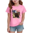 thumbnail image 2 of mgoYE Girls Boy's American 250th Anniversary Printed Casual Sweatshirt 250 Years 1776–2026 Patriotic Shirt USA Navy 250th Anniversary Gifts(Pink,3-4 Years), 2 of 4