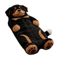 thumbnail image 2 of Fluffy Dog Sleeping Bag for Adults, Plush Dog Shaped Sleeping Bag for Adults, Adorable Dogs Envelope Sleeping Bags, Washable Warm Blanket for Camping and Home Lounging, 2 of 4