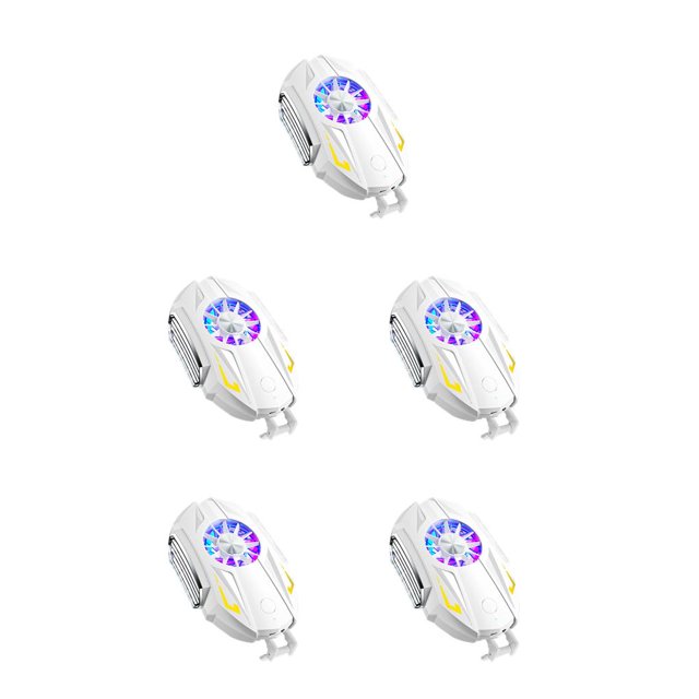 sweethay ventilador de refrigeración para teléfono móvil radiador portátil 3 engranajes ajustable recargable universal multi-hoja cool disipador de Type2 NO2