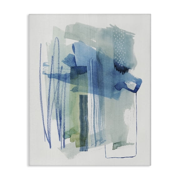 Stupell Industries Modern Chaotic Nautical Abstraction Canvas Art, 16 x 20, by Grace Popp
