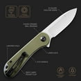 thumbnail image 4 of CIVIVI  Elementum Pocket Folding Knife 2.96" D2 Blade C907E, 4 of 8