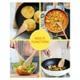 thumbnail image 3 of 6PCS Wooden Spoons for Cooking, 12inch Long Handle Spoons for Mixing,Stirring Food G12091, 3 of 6