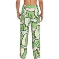 thumbnail image 3 of Sigee Cute Crocodile Print Men's Pajama Pants - Soft Lounge Sleep Bottoms with Elastic Waistband and Pockets-Large, 3 of 9