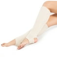 thumbnail image 2 of WHAMVOX White Acrylic Fiber Leg Warmers for Women Stretchy Size Fits Most 9.5 Inches Long, 2 of 8