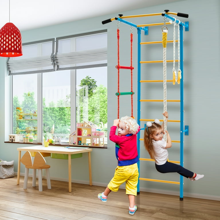 Infans 5 in 1 Kids Indoor Gym Playground Swedish Wall Ladder