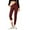 01# Wine, variant on Women Winter Warm Thick Leggings Fleece Lined Stretchy Soft Thermal Sherpa Pants High Waist Tights Wine XL