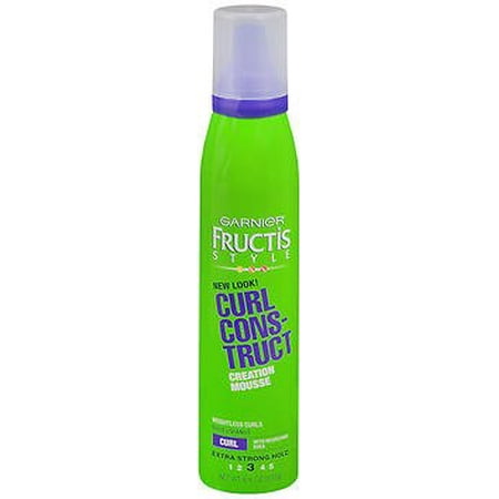 Garnier Fructis Style Curl Construct Creation Mousse, Curly Hair, 6.8 (Best Drugstore Hair Mousse For Curly Hair)