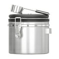 thumbnail image 2 of Giunmcul up to 45% Off Coffee Canister, Airtight Stainless Steel Kitchen Food Storage Container with Date and for Grounds Coffee,Beans, Tea, Flour, Cereal, Sugar(1.2L), 2 of 5