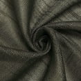 thumbnail image 6 of BalsaCircle 72" x 72" Charcoal Gray Faux Burlap Table Overlay Premium Polyester Wedding Tablecloth, 6 of 7