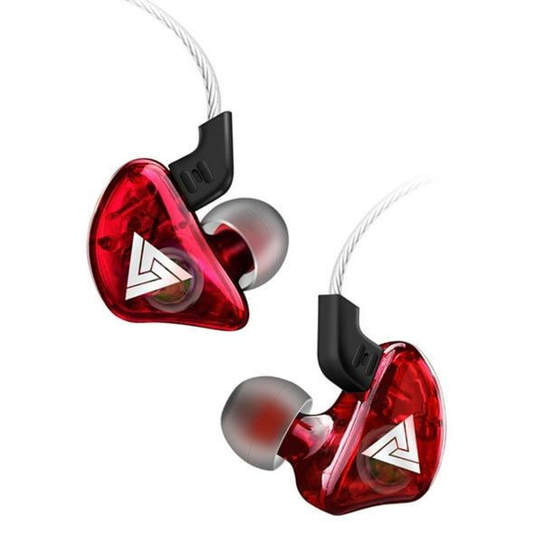 Auriculares con cable CUTICAT Auriculares deportivos con micrófono rojo 3.5 mm