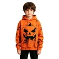 thumbnail image 4 of WhouRiu Boys Girls Halloween Graphic Pullover Hoodies Kids Unisex Autumn Hooded Sweatshirt, 4 of 6