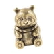 thumbnail image 3 of Figura coleccionable en miniatura de panda de latón, decorativa, de tamaño mini, para escritorio, estantería, mesa, estudio, hogar, habitación, coche, 3 of 8