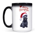 thumbnail image 2 of Merry Christmas Scottish Terrier Santa Hat Xmas Tree Winter Holiday Heat Color Changing Mug Scottie Dog Lover Gifts Magic Coffee Mug - 01013, 2 of 4