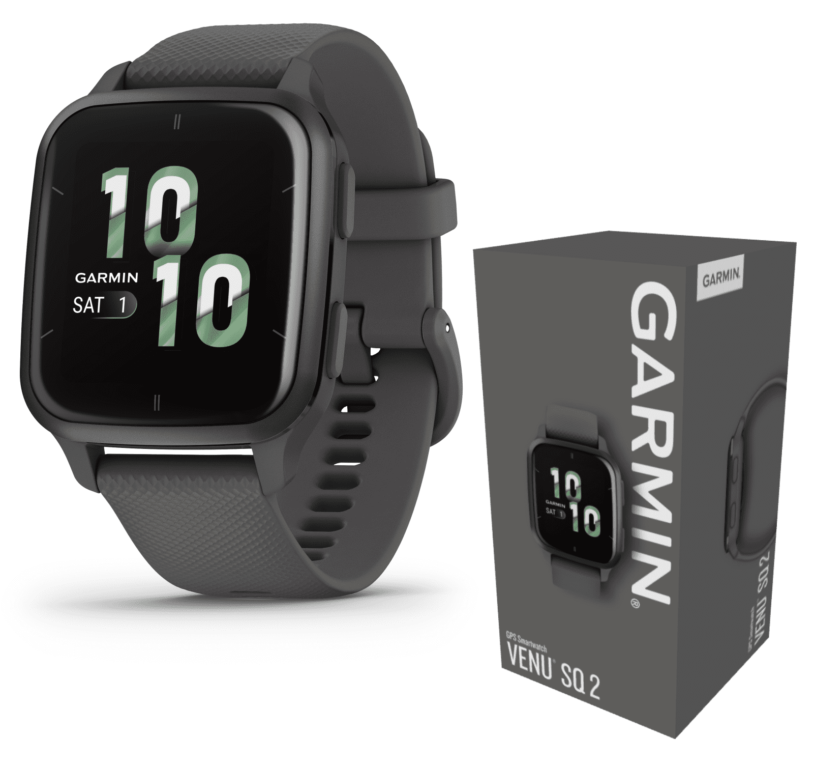 Garmin Venu Sq 2 - Music Edition, Unisex GPS Smartwatch, All-Day 
