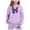 Purple, variant on Girls Outfit Sets Toddler Boy Girl Long Sleeve Cute Print Warm Hoodie Sweatpant Kids Outfits Sweat Suit,2-13Y