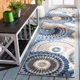 thumbnail image 1 of SAFAVIEH Cabana Marina Suzani Outdoor Area Rug, 1 of 9