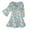 Light blue, variant on Viikei Women's Plus Size Short Sleeve Floral-Print V-Neck Thin T-Shirt