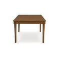 thumbnail image 4 of Jeyn Dining Table, Tapered Legs, Extendable 74-92 Inch Brown Hardwood, 4 of 5