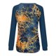 thumbnail image 4 of Sudadera con estampado de sombrero de bruja y calabaza de Halloween para mujer: jersey de manga larga acogedor para otoño, 4 of 6