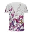 thumbnail image 5 of Patlollav Blouses Womens Summer V-Neck Lace Patchwork Short Sleeve Sexy Tops, 5 of 6