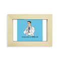 thumbnail image 1 of Medicina preventiva Escritorio de madera Arte Pintura 5x7 pulgadas marco de foto foto, 1 of 4