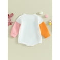thumbnail image 4 of Jxzom Newborn Infant Baby Boy Girl My First Easter Outfit 6 12 18 Months Bunny Letter Romper Long Sleeve Crewneck Sweatshirt Bodysuit, 4 of 8