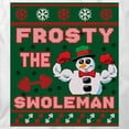 thumbnail image 2 of Frosty The Swoleman T-Shirt | White Tee Gift, 2 of 5