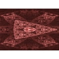 thumbnail image 1 of Ahgly Company Indoor Rectangle Patterned FireBrick Red Area Rugs, 6' x 9', 1 of 6