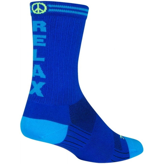 SockGuy Relax Dude SGX Socks - 6", Small/Medium Snug Arch Support