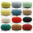 thumbnail image 4 of Nvzi Yarn Crochet, 2 Rolls, Cotton Yarn for Crocheting, Ideal for Scarves, Sweaters, Gloves, Perfect for Craft Projects and Gifting​,grey, 4 of 4