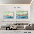 thumbnail image 4 of Elephant Stock California Surf Wall Art - Horizontal Multi Panel Canvas - Living Room Wall Decor - Abstract Multi Panel - Turquoise And Blue Decor By Silvia Vassileva - 65" x 42", 4 of 8