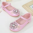 thumbnail image 4 of Dreamtale New Jelly Mary Jane Shoes Cosplay Frozen Elsa Anna Cinderella Princess Shoes for Kid(Snowflake Shiny Pink,13.5 M US Little Kid), 4 of 7