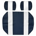 thumbnail image 2 of Replacement Seat Cover For Club Car Carry Golf Cart (Blue & White), 2 of 2