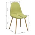 thumbnail image 5 of Homy Casa Compact Small Space Office Chair, Rolling, Brown Faux Suede, Easy to Move, 5 of 5